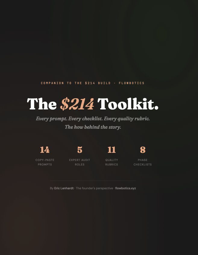 The $214 Toolkit cover
